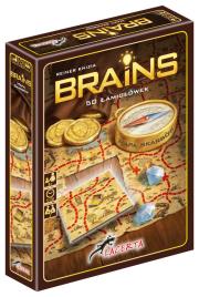 Brains Mapa skarbów. Autor: Knizia Reiner. Dadada.pl Okładka książki Brains Mapa skarbów