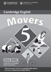 Opakowanie Cambridge Young Learners English Tests Movers 5 Answer Booklet