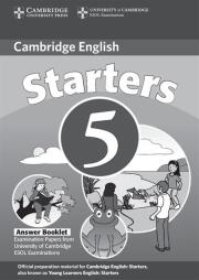 Opakowanie Cambridge Young Learners English Tests Starters 5 Answer Booklet