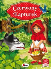 Czerwony Kapturek Bajki Czytajki. Autor: EWA KUBACZYK, Rojek Beata. Dadada.pl Okładka książki Czerwony Kapturek Bajki Czytajki