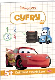 Okładka książki Disney uczy Cyfry 5+