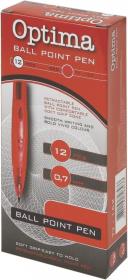 Opakowanie Długopis kulkowy TY 166, 0.7mm czerwony 12 sztuk