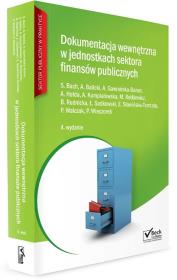 Okładka książki Dokumentacja wewnętrzna w jednost finansów pub w4 + Płyta CD