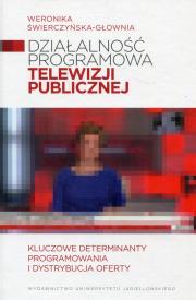 Okładka książki Działalność programowa telewizji