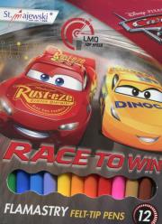 Opakowanie Flamastry 12 kolorów CARS 3