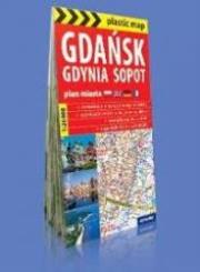 Okładka książki Gdańsk Gdynia Sopot 1:26 000 plan miasta foliowany