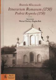Okładka książki Itinerarium Romanum (1750). Podróż Rzymska (1750)