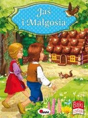 Jaś i Małgosia Bajki Czytajki. Autor: EWA KUBACZYK, Rojek Beata. Dadada.pl Okładka książki Jaś i Małgosia Bajki Czytajki