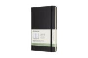 Opakowanie Kalendarz tygodniowy horyzontalny Moleskine 18M L, twarda oprawa, czarny
