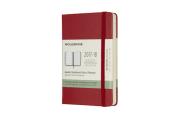 Opakowanie Kalendarz tygodniowy Moleskine 18M P czerwony szkarłatny