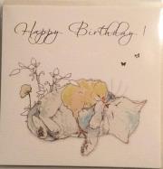 Okładka książki Karnet Swarovski kwadrat 'urodziny - kot'