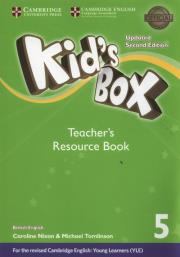 Kids Box 5 Teacher’s Resource Book. Autor: Nixon Caroline, Tomlinson Michael. Dadada.pl Okładka książki Kids Box 5 Teacher’s Resource Book