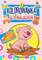 Kolorowanka dla maluchów 3. Świnka. Wydawca: MD Monika Duda. Dadada.pl Opakowanie Kolorowanka dla maluchów 3. Świnka