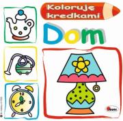 Okładka książki Koloruję kredkami Dom