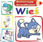 Okładka książki Koloruję kredkami Wieś