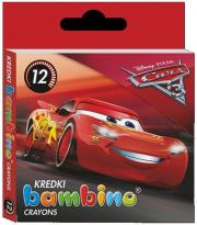 Opakowanie Kredki BAMBINO 12 kolorów CARS 3