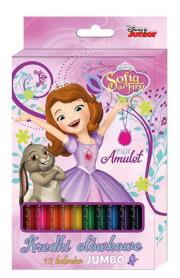 Opakowanie Kredki ołówkowe Jumbo Jej Wysokość Zosia 12 kolorów