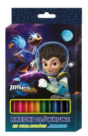 Opakowanie Kredki ołówkowe Jumbo Miles z przyszłości 12 kolorów