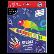 Opakowanie Kredki sześciokątne 48 kolorów z temperówką Kidea