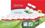 Opakowanie Kwadratowa gumka do ścierania Optima