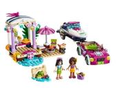 Okładka książki Lego FRIENDS 41316 Transporter motorówek Andrei