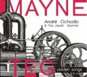 Okładka książki Mayne Teg - yiddish songs. Andre Ochodlo CD