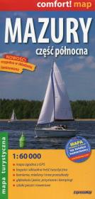 Mazury część północna 1:60 000. Wydawca: ExpressMap. Dadada.pl Opakowanie Mazury część północna 1:60 000