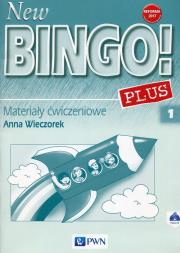 New Bingo! 1 Plus Reforma 2017 Materiały ćwiczeniowe z płytą CD. Autor: Anna Wieczorek. Dadada.pl Okładka książki New Bingo! 1 Plus Reforma 2017 Materiały ćwiczeniowe z płytą CD