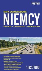 Opakowanie Niemcy mapa samochodowa 1:820 000