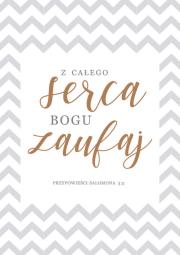 Notatnik A5 - Z całego serca Bogu zaufaj. Wydawca: Koinonia. Dadada.pl Opakowanie Notatnik A5 - Z całego serca Bogu zaufaj