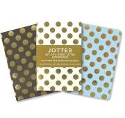 Opakowanie Notatnik złote kropki (3szt)