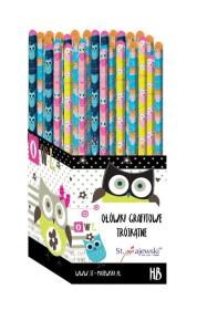 Opakowanie OŁÓWEK TRÓJKĄTNY 72SZT HB OWLIE