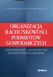 Okładka książki Organizacja rachunkowości podmiotów gospodarczych