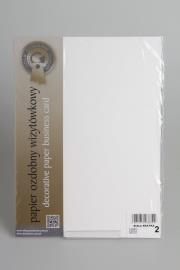 Opakowanie Papier wizytówkowy A4 20arkuszy 240g/m2 biała kratka
