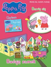 Okładka książki Peppa Pig. Buduje zamek