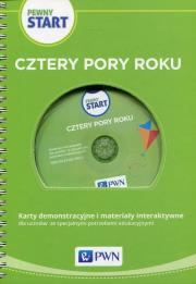 Pewny start Cztery pory roku Plansze demonstracyjne i materiały interaktywne. Wydawca: Wydawnictwo Naukowe PWN. Dadada.pl Opakowanie Pewny start Cztery pory roku Plansze demonstracyjne i materiały interaktywne