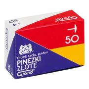 Opakowanie Pinezki złote (10szt) GRAND