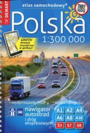 Opakowanie Polska atlas samochodowy 1:300 000