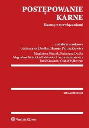 Postępowanie karne. Autor: Dudka Katarzyna, Paluszkiewicz Hanna. Dadada.pl Okładka książki Postępowanie karne