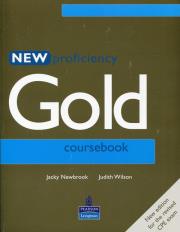 Proficiency Gold New Coursebook. Autor: Newbrook Jacky, Wilson Judith. Dadada.pl Okładka książki Proficiency Gold New Coursebook