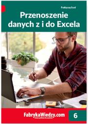 Okładka książki Przenoszenie danych z i do Excela