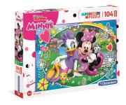 Okładka książki Puzzle 104 el. Maxi Superkolor Minnie