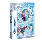 Okładka książki Puzzle 2x20 el. Kraina Lodu