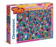 Puzzle Impossible Trolls 1000. Wydawca: Clementoni. Dadada.pl Opakowanie Puzzle Impossible Trolls 1000