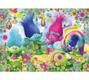 Puzzle Mini 54 el. Trolle różne rodzaje. Autor: Trolls. Dadada.pl Okładka książki Puzzle Mini 54 el. Trolle różne rodzaje
