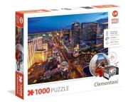 Puzzle Virtual Reality: Las Vegas 1000. Wydawca: Clementoni. Dadada.pl Opakowanie Puzzle Virtual Reality: Las Vegas 1000