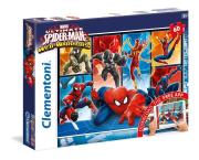 Okładka książki Puzzle z aplikacją 60 el. SpiderMan