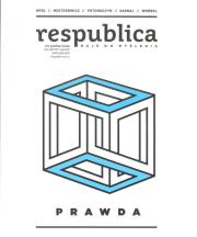 Opakowanie Res publica nowa 1/2017 Prawda