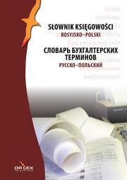 Rosyjsko-polski słownik księgowości. Autor: Piotr Kapusta. Dadada.pl Okładka książki Rosyjsko-polski słownik księgowości