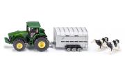 Opakowanie Siku Farmer - Traktor John Deere z przyczepą